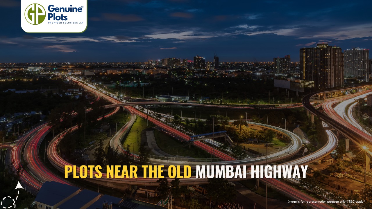 Plots near the old Mumbai Highway