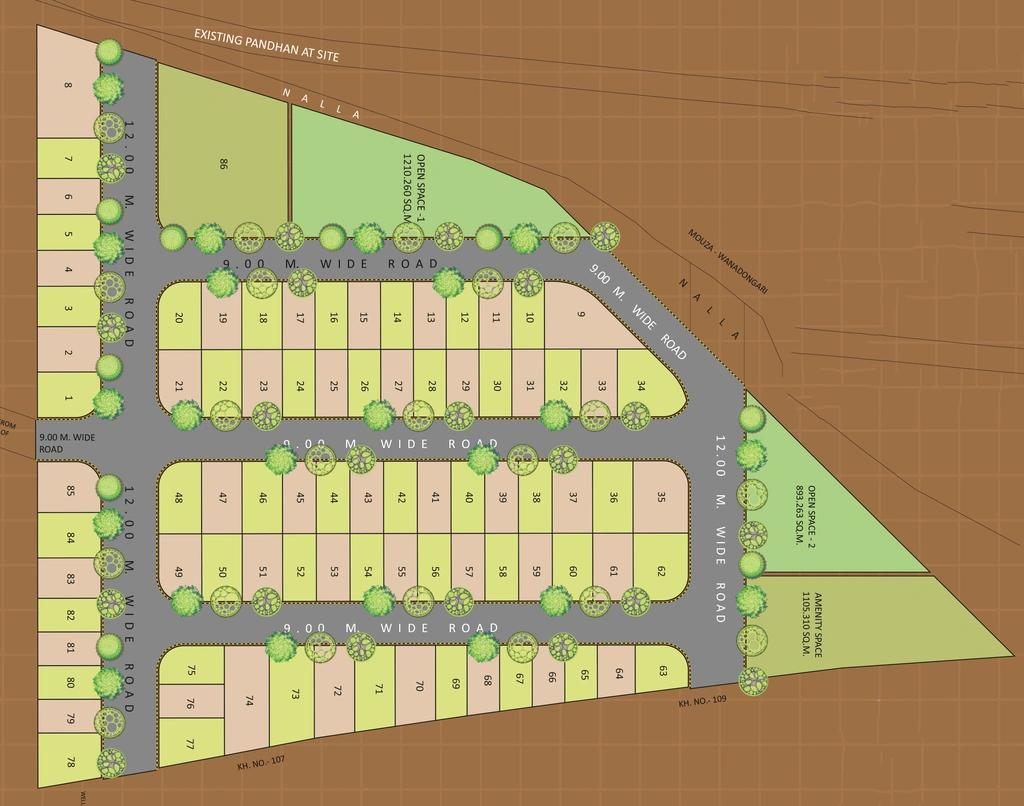 Kanchan Nagari 13 Plots for sale Isasani, Hingna, Wagdara, Hingna Road, Nagpur , Nagpur Residential NA Plotting Project