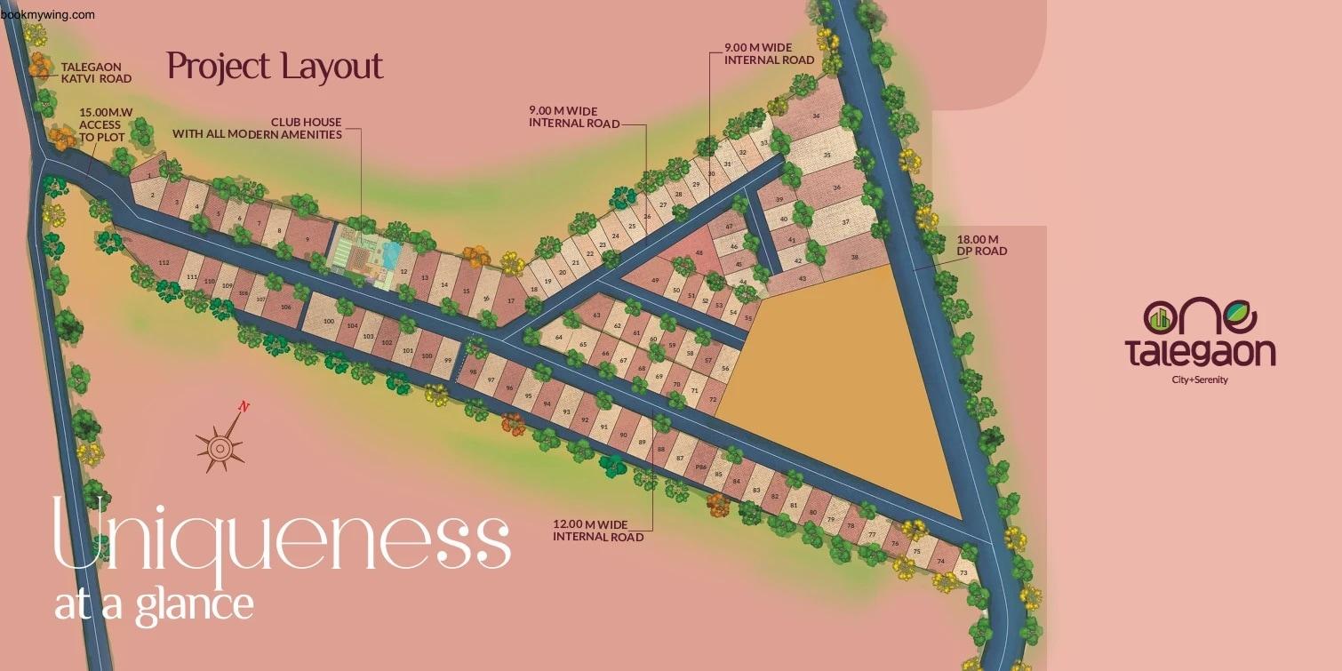 One Talegaon Plots for sale Yashwantnagar, Talegaon Dabhade , Pimpri Chinchwad Resort NA Plots