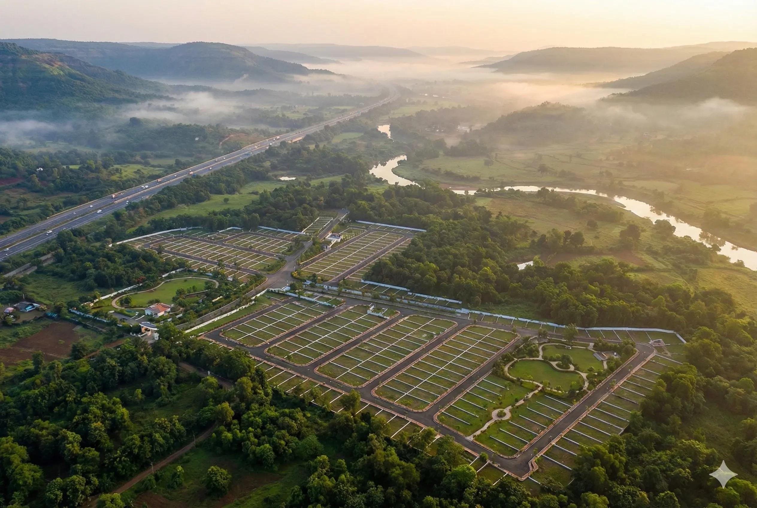 SK Nature Next Plots for sale Shilatne, Lonavala, Maharashtra , Lonavala Residential NA Plotting Project
